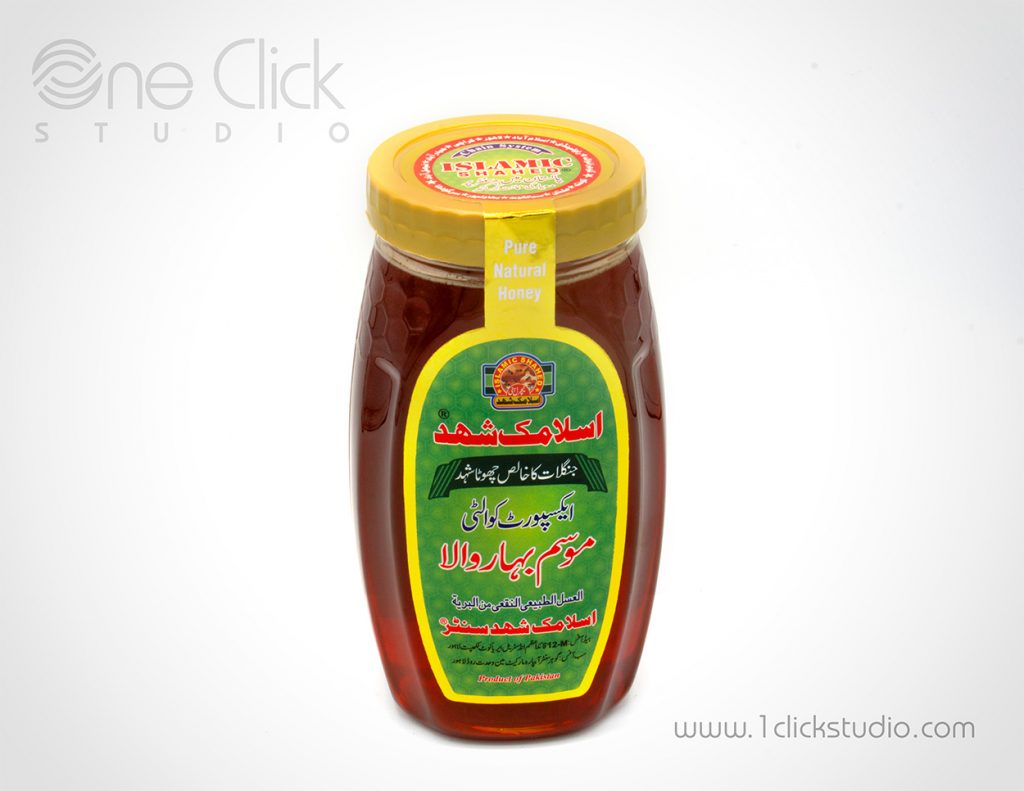 Honey Bottle Photography