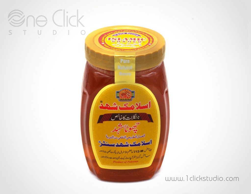 Honey Bottle Photography