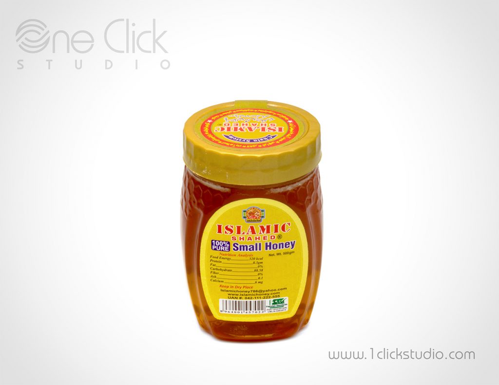 Honey Bottle Photography